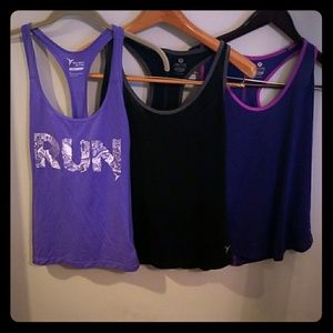 3 Old Navy Active tank tops . Size M